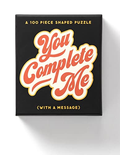 You Complete Me 100 Piece Mini Shaped Puzzle