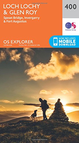 OS Explorer Map (400) Loch Lochy and Glen Roy - Spean Bridge, Invergarry and Fort Augustus (OS Explorer Paper Map) (OS Explorer Active Map)