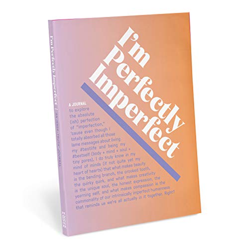 Knock Knock I'm Perfectly Imperfect Inner-Truth Journal, Guided Journal for Teens, 7 x 9.5-inches (Ombre Edition)