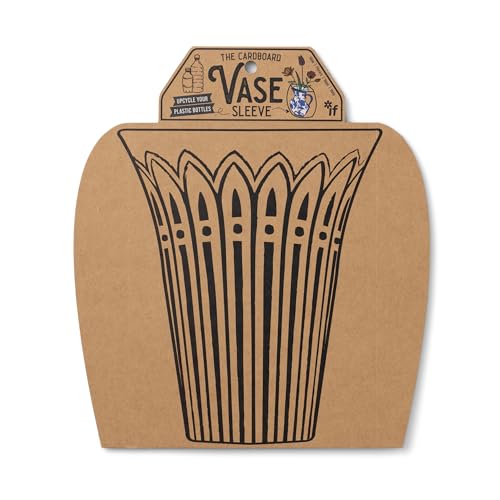 Cardboard Vase Sleeve - Cut Glass