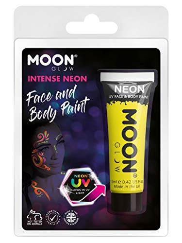 Moon Glow Intense Neon UV Face Paint Yellow