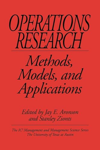 Operations Research : Methods, Models, and Applications