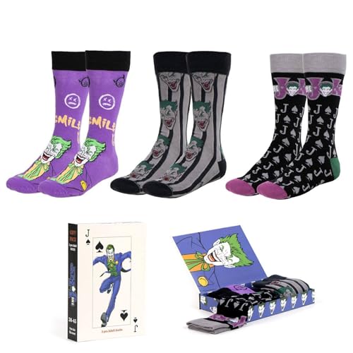 SOCKS PACK 3 PIECES BATMAN JOKER