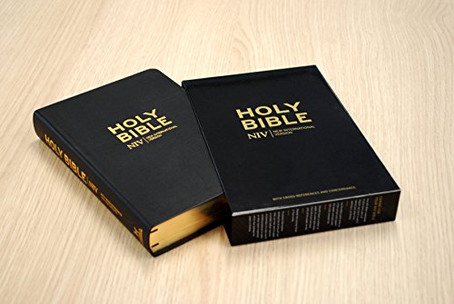 NIV Popular Cross-Reference Black Leather Bible