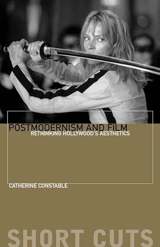 Book cover featuring a woman with a katana, title “Postmodernism and Film.”