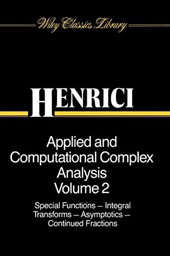 Applied and Computational Complex Analysis