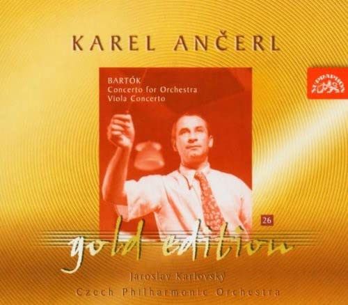 J.karlovsky Cpo/k.ancerl - Ancerl Gold Edition 26 Bartok,B. Concerto for Orchestra, Concerto for Viola and Orchestra [CD]