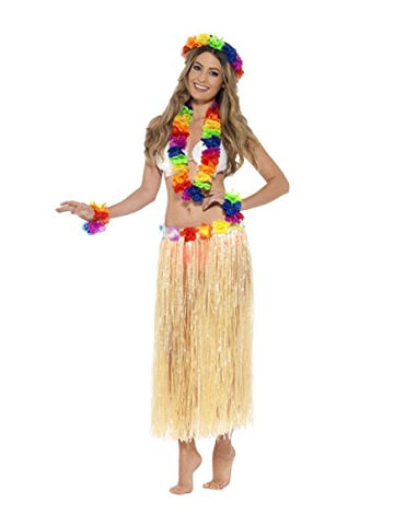 Smiffys Women's Rainbow Hawaiian Accessory Set