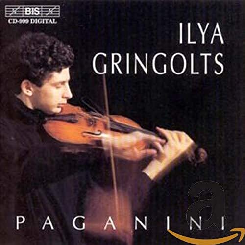 CD cover featuring violinist Ilya Gringolts playing a brown violin.