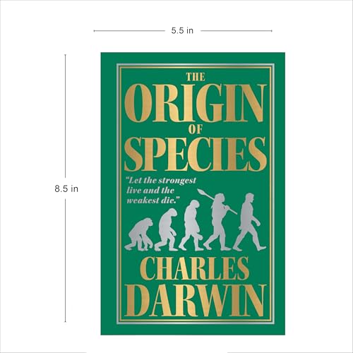 Green book cover with gold text and gray silhouettes of human evolution stages.