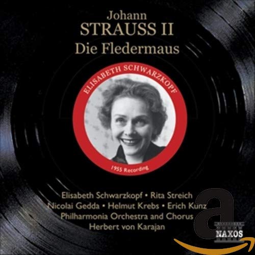 Schwarzkopfkarajan - STRAUSS II, J.: Die Fledermaus [CD]