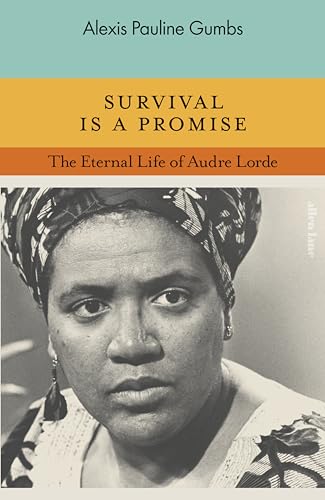 Book cover featuring a black and white portrait of Audre Lorde wearing a headwrap.