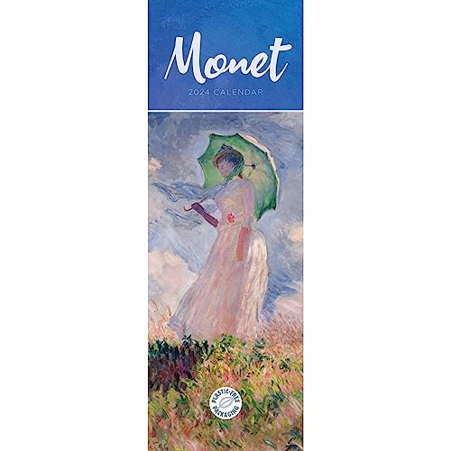 Monet Slim Calendar 2024