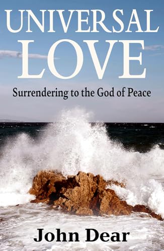 Book cover with white text and a seascape featuring crashing waves.