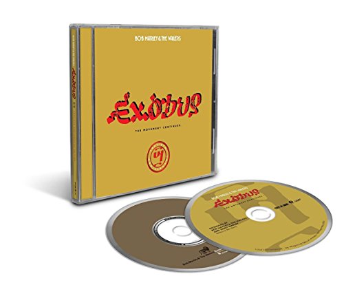 Bob Marley & The Wailers “Exodus” CD with two discs and yellow case.