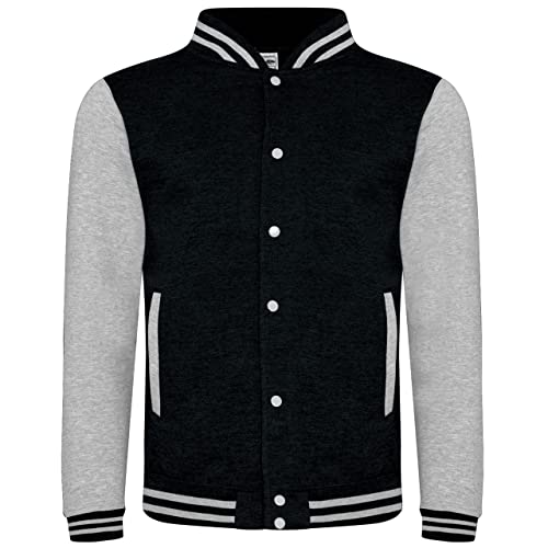 Harry Potter - Hufflepuff Quidditch (Unisex Black Varsity Jacket) Ex Large