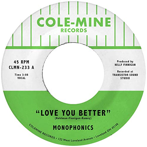 Monophonics & Kelly Finnigan - Love You Better/The Shape Of My Teardrops [7 inch] [VINYL]