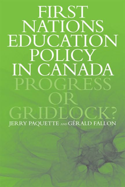 Book cover: "First Nations Education Policy in Canada" with abstract foliage.