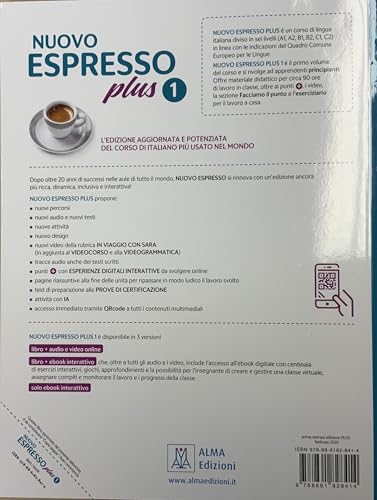 NUOVO Espresso plus 1 + audio e video online