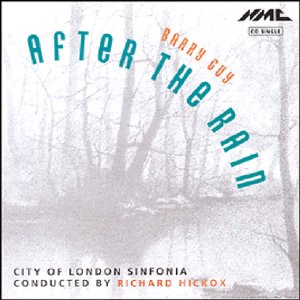 City Of London Sinfonia - Barry Guy: After the Rain [CD]