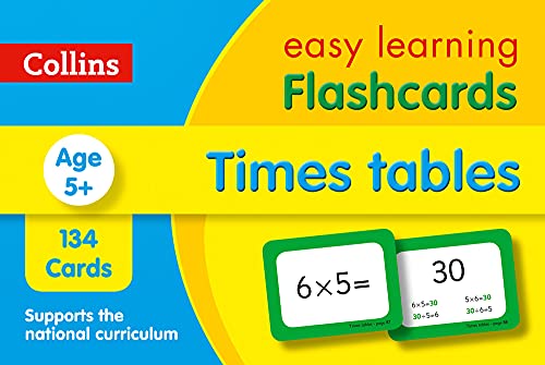 Times Tables Flashcards: Ideal For Home Learning