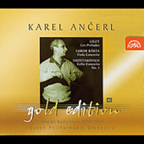 Czech Po And Ancerl - Karel Ancerl Gold Edition Vol.42. Liszt - Les Preludes; Bárta - Viola Concerto; Shostakovich - Cello Concerto No.1 [CD]