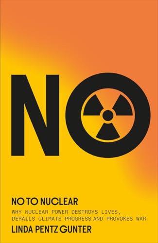 Yellow book cover with bold black “NO” and nuclear hazard symbol.