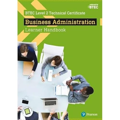 BTEC Level 2 Technical Certificate Business Administration Learner Handbook with ActiveBook