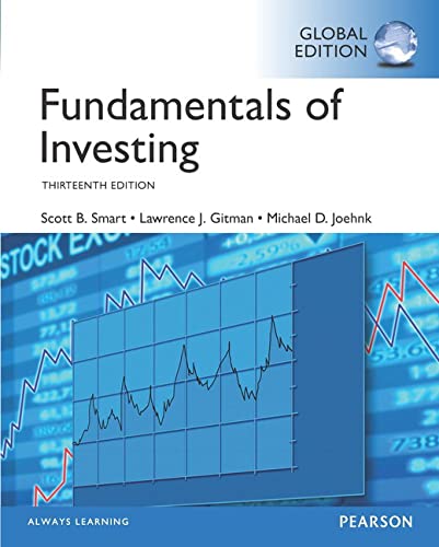 Fundamentals Of Investing, Global Edition, 13Th Edn