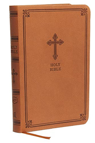 KJV, Value Thinline Bible, Compact, Leathersoft, Brown, Red Letter Edition, Comfort Print: Holy Bible, King James Version