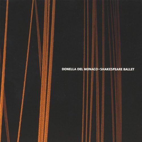 CD cover with vertical lines and text: "Donella Del Monaco - Shakespeare Ballet".