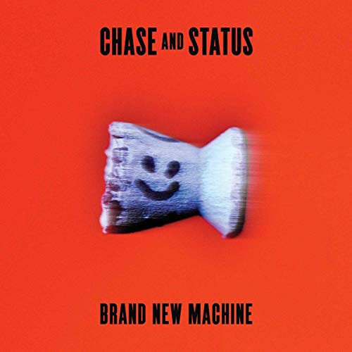 Chase & Status album cover: red background with a distorted face and text.