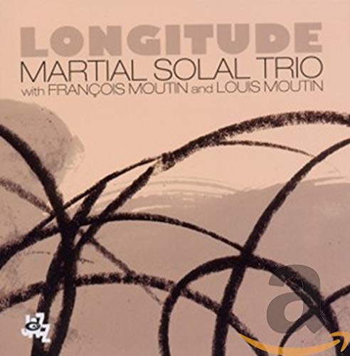 CD cover for Martial Solal’s “Longitude” featuring abstract brushstroke design.