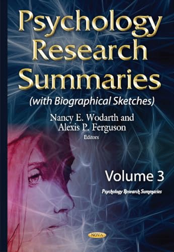 Psychology Research Summaries : Volume 3