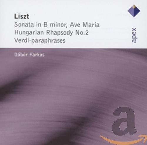 CD cover for Liszt and Farkas’ “An Evening with Liszt” album.