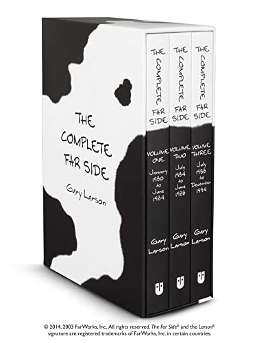 Three-volume boxed set of "The Complete Far Side" comics by Gary Larson.