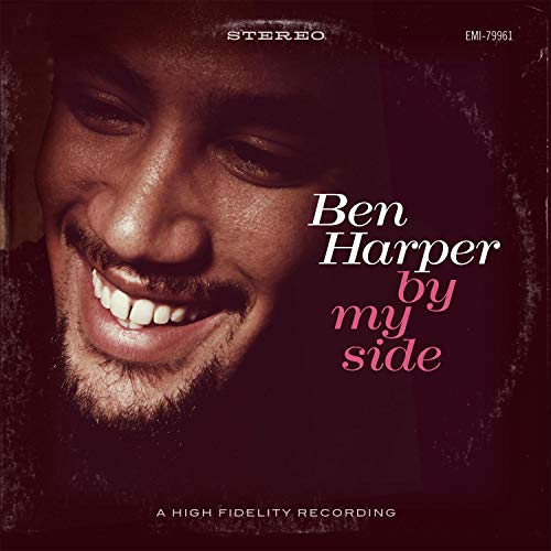 CD cover for Ben Harper’s “By My Side” featuring a close-up portrait.