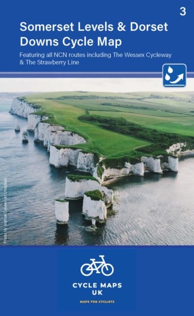 Somerset Levels and Dorset Downs Cycle Map 3 : Including The Wessex Cycleway and The Strawberry Line