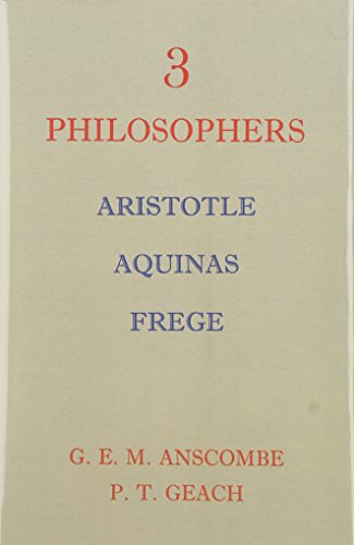 Three Philosophers: Aristotle