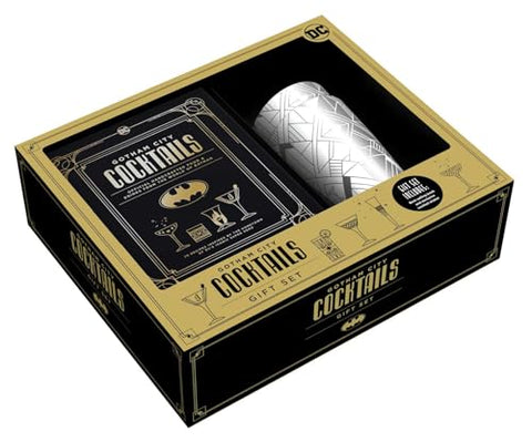 Gotham City Cocktails: Official Handcrafted Food & Drinks From the World of Batman Gift Set