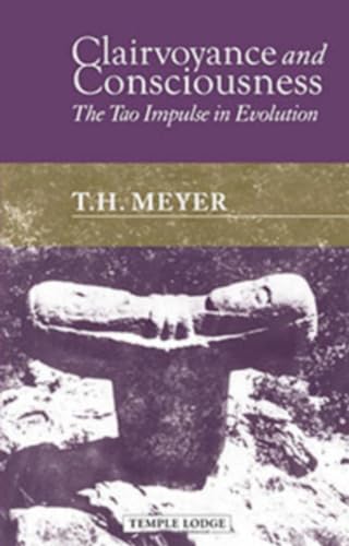 Book cover titled Clairvoyance and Consciousness by T.H. Meyer with a stone sculpture image.