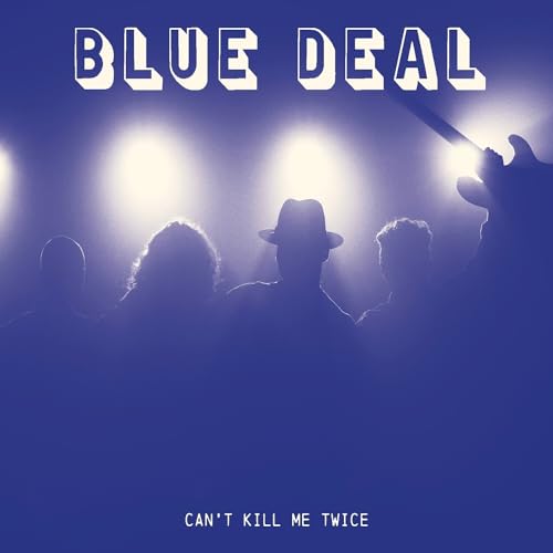 Blue Deal album cover: silhouetted figures with a hat, blue background.