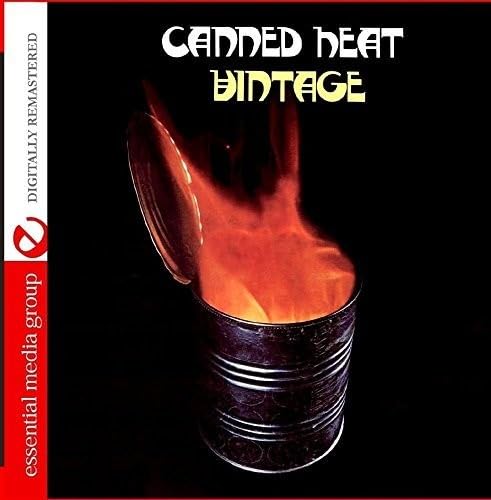 Canned Heat “Vintage” CD cover: open can with orange and red flames.