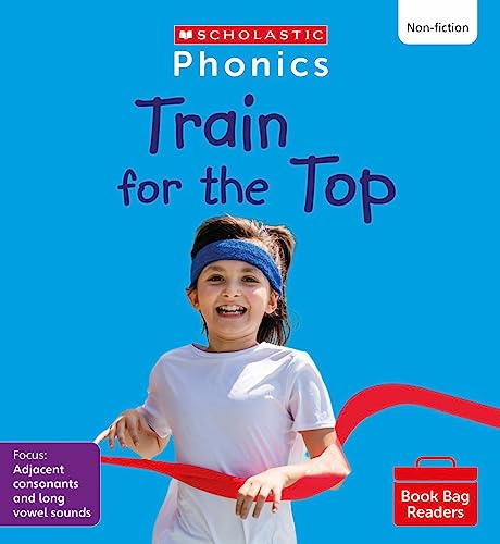 Scholastic phonics reader cover with a girl doing gymnastics.