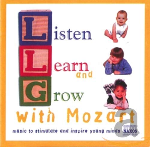 CD cover with colorful blocks, children, and text: "Listen, Learn and Grow.