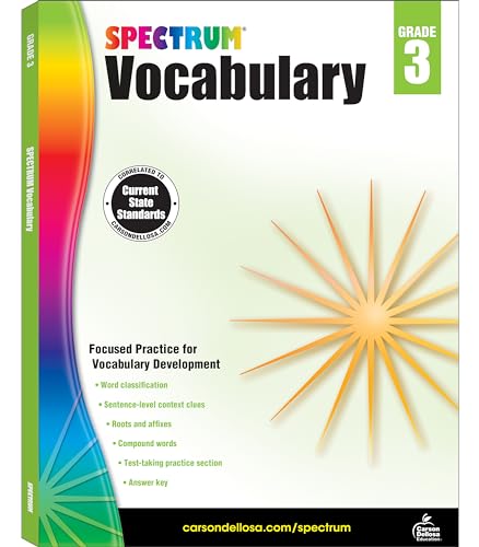Spectrum Vocabulary Grade 3