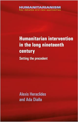 Red book cover with white text: "Humanitarian Intervention in the long nineteenth century.