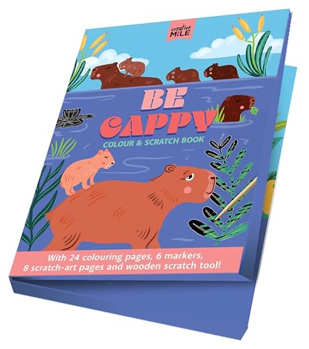 Be Cappy : Colour & Scratch Book