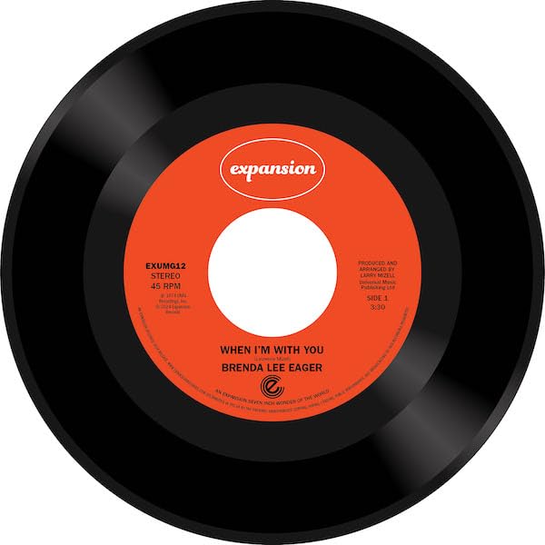 Brenda Lee Eager - When I'm With You [7"] [VINYL]