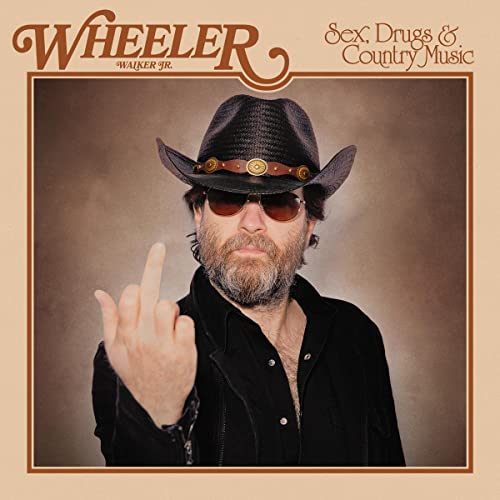 Album cover featuring a bearded man in a hat giving the middle finger.